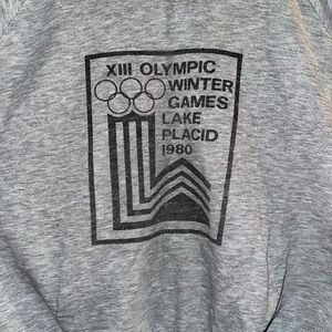 Vintage and Rare “XIII Olympic Winter Games Lake Placid 1980”  Sweatshirt